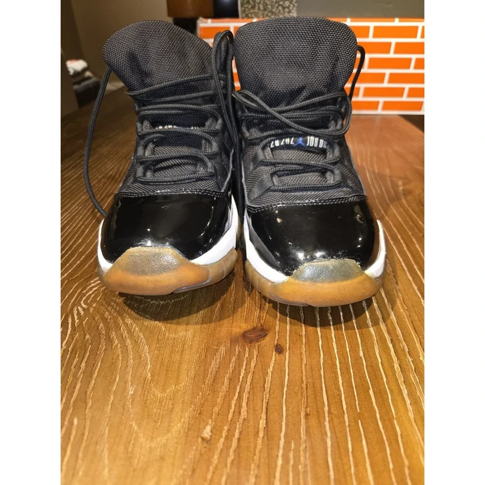 2009 Air Jordan 11 Retro Space Jam 6Y 378038-041 No Insoles